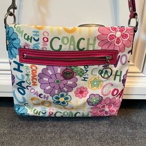 Coach Daisy Print Pink Crossbody